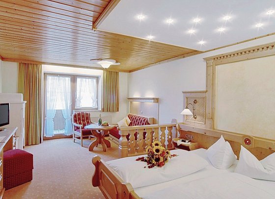Hotel Bergheimat - Wohnbeispiel Doppelzimmer Komfort (Zimmercodierung DF1)