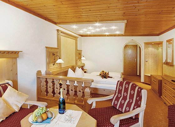 Hotel Bergheimat - Wohnbeispiel Doppelzimmer Komfort (Zimmercodierung DF1)