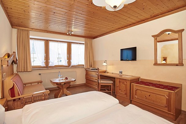 Hotel Bergheimat - Wohnbeispiel Doppelzimmer (Zimmercodierung DB1)