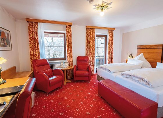 Alpenhotel Kronprinz - Wohnbeipsiel Doppelzimmer Chiemsee (Zimmercodierung DB3)