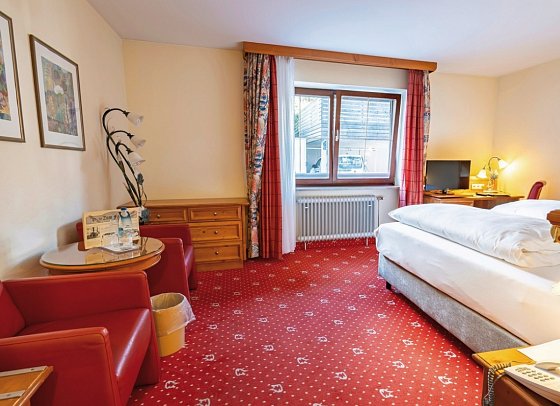 Alpenhotel Kronprinz - Wohnbeispiel Doppelzimmer Dachstein (Zimmercodierung DB1)