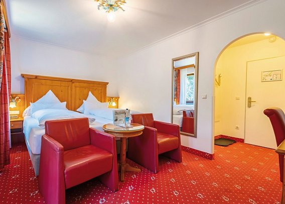 Alpenhotel Kronprinz - Wohnbeispiel Doppelzimmer Edelweiß (Zimmercodierung DB2)