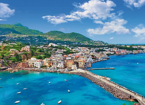 Sorrent und die Inseln in der Bucht von Neapel - Ischia Ponte