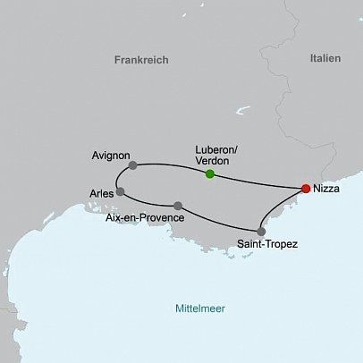 Die schönsten Seiten Südfrankreichs - Provence & Côte d´Azur