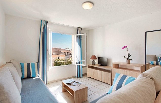 Résidence Odalys Domaine des Eucalyptus - Wohnbeispiel Appartement (Zimmercodierungen CB1 & CB2)