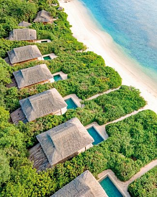 Six Senses Ninh Van Bay - Wohnbeispiel Beachfront Pool Villa (Zimmercodierungen VBO & VIM)