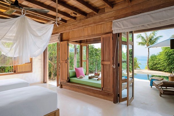 Six Senses Ninh Van Bay - Wohnbeispiel Beachfront Pool Villa (Zimmercodierungen VBO & VIM)