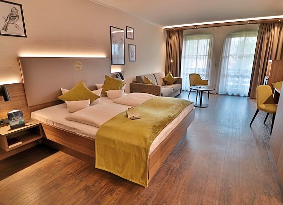 Hotel Gut Schmelmerhof - Wohnbeispiel Doppelzimmer Komfort Loderwinkl (Zimmercodierung DF2)