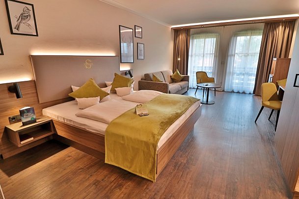 Hotel Gut Schmelmerhof - Wohnbeispiel Doppelzimmer Komfort Loderwinkl (Zimmercodierung DF2)