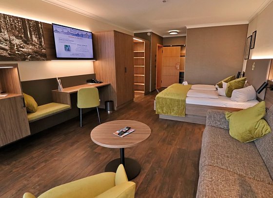 Hotel Gut Schmelmerhof - Wohnbeispiel Doppelzimmer Komfort Loderwinkl (Zimmercodierung DF2)