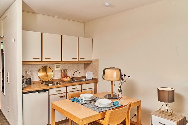 Predigtstuhl Resort - Wohnbeispiel Studio (Zimmercodierungen SB1, SC1 & SB4)