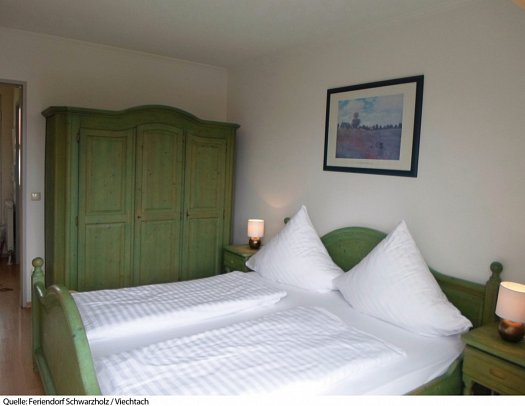 Feriendorf Schwarzholz - Wohnbeispiel Studio Typ A (Zimmercodierung SB1)