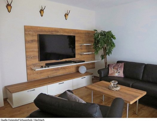 Feriendorf Schwarzholz - Wohnbeispiel Appartement Typ C (Zimmercodierung OB1)