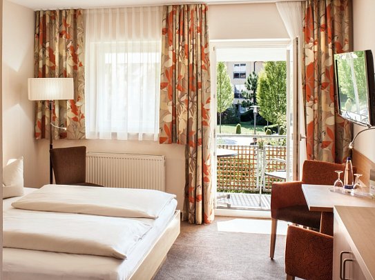 Hotel Herzog Heinrich - Wohnbeispiel Doppelzimmer Komfort (Zimmercodierung DF1)