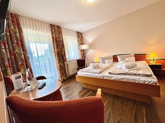 Hotel Herzog Heinrich - Wohnbeispiel Doppelzimmer Komfort (Zimmercodierung DF1)