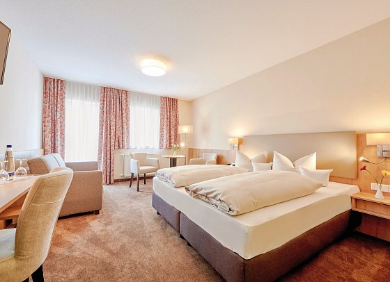 Hotel Herzog Heinrich - Wohnbeispiel Doppelzimmer Ahorn (Zimmercodierung DB1)