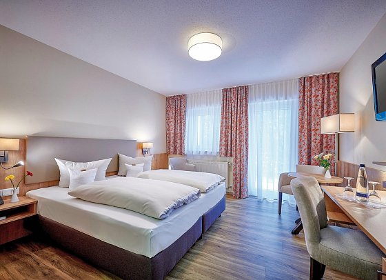 Hotel Herzog Heinrich - Wohnbeispiel Doppelzimmer Ahorn (Zimmercodierung DB1)
