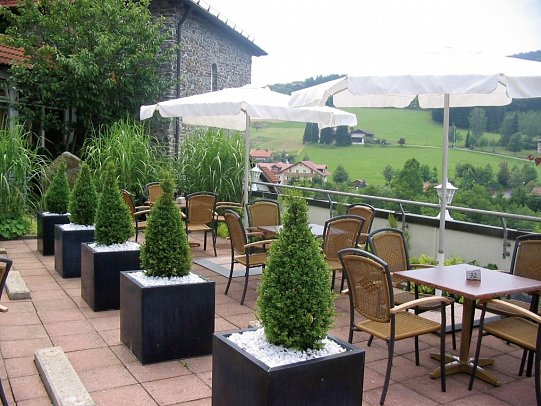 Donna Burghotel am Hohen Bogen - Terrasse