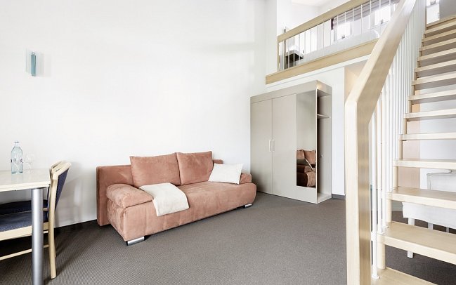 Donna Hotel Klosterhof - Wohnbeispiel Familienzimmer (Zimmercodierungen FB1 & FB2)