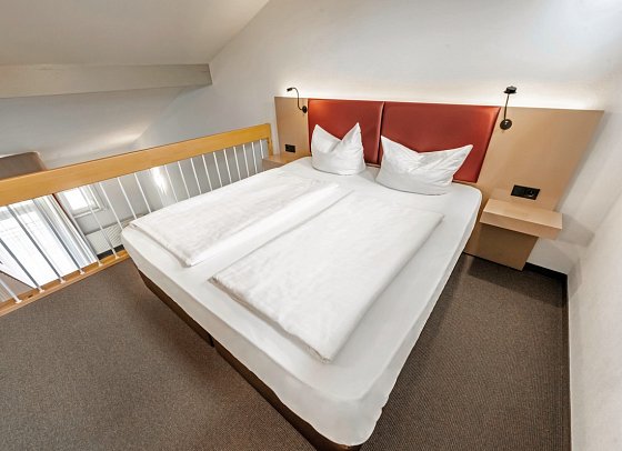 Donna Hotel Klosterhof - Wohnbeispiel Familienzimmer (Zimmercodierungen FB1, FB2 & FB9)