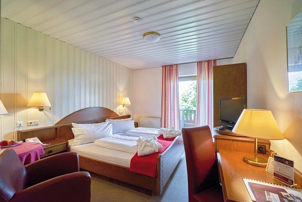 Wellnesshotel Zum Koch - Wohnbeispiel Doppelzimmer Standard (Zimmercodierung DG1)