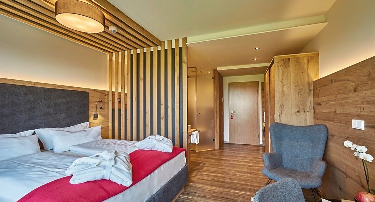 Wellnesshotel Zum Koch - Wohnbeispiel Doppelzimmer Komfort (Zimmercodierung DF1)