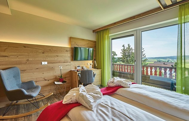 Wellnesshotel Zum Koch - Wohnbeispiel Doppelzimmer Komfort (Zimmercodierung DF1)