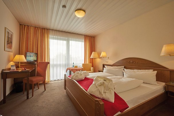 Wellnesshotel Zum Koch - Wohnbeispiel Doppelzimmer Standard (Zimmercodierung DG1)