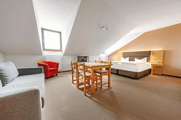 Donna Landhotel Rosenberger - Wohnbeispiel Studio (Zimmercodierungen SB1 & SF1)