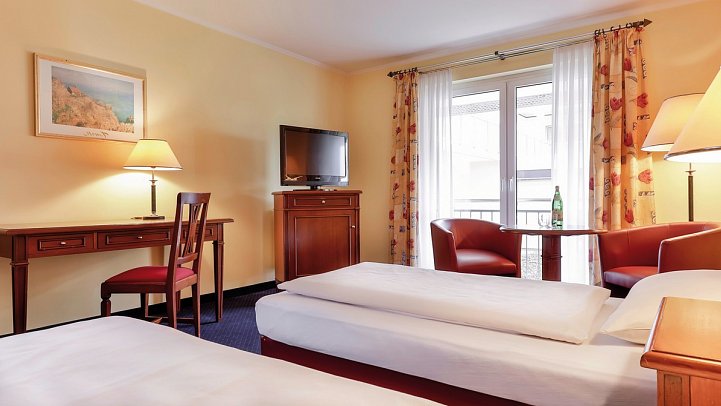 Dorint Marc Aurel Resort Bad Gögging - Wohnbeispiel Doppelzimmer Komfort (Zimmercodierungen DF1, DX1 & D1E)