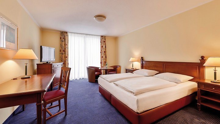 Dorint Marc Aurel Resort Bad Gögging - Wohnbeispiel Doppelzimmer Superior/Deluxe (Zimmercodierungen DS1 & DD1)