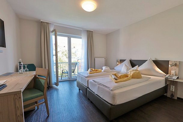 Sonnenhotel Bayerischer Hof - Wohnbeispiel Appartement 1 Schlafzimmer Komfort (Zimmercodierung AF2)