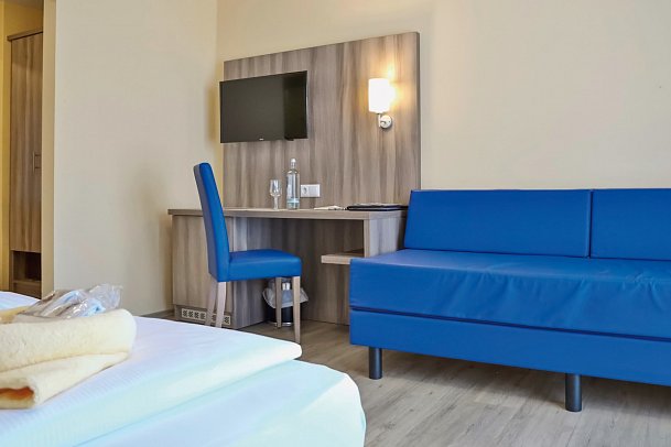 Sonnenhotel Bayerischer Hof - Wohnbeispiel Doppelzimmer Komfort (Zimmercodierung DF1)