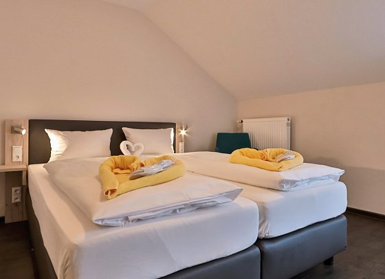Sonnenhotel Bayerischer Hof - Wohnbeispiel Doppelzimmer Standard (Zimmercodierungen DG1 & EC2)