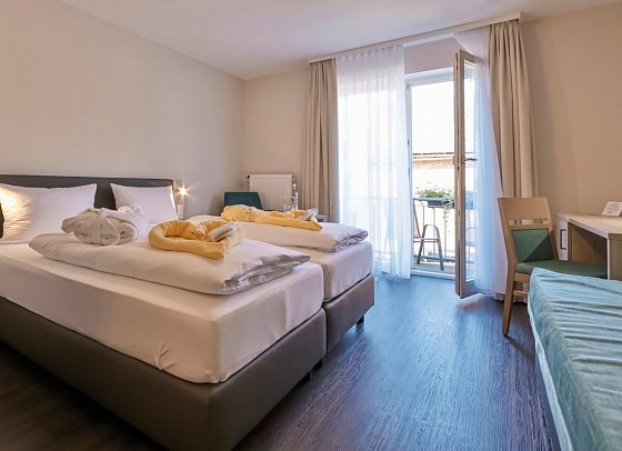 Sonnenhotel Bayerischer Hof - Wohnbeispiel Doppelzimmer Komfort (Zimmercodierung DF1)