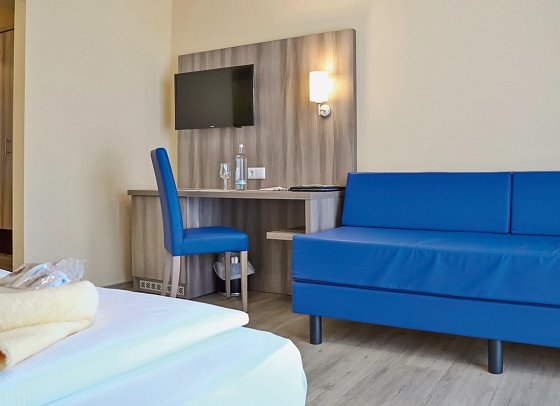 Sonnenhotel Bayerischer Hof - Wohnbeispiel Doppelzimmer Komfort (Zimmercodierung DF1)