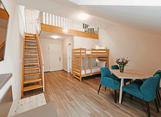 Sonnenhotel Bayerischer Hof - Wohnbeispiel Familienzimmer Comfort Galerie (Zimmercodierung FF1)