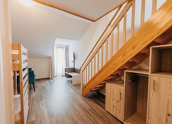 Sonnenhotel Bayerischer Hof - Wohnbeispiel Familienzimmer Comfort Galerie (Zimmercodierung FF1)