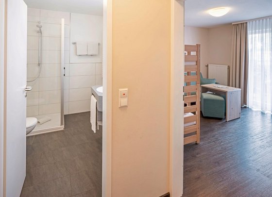 Sonnenhotel Bayerischer Hof - Wohnbeispiel Appartement 1 Schlafzimmer Komfort (Zimmercodierung AF2)