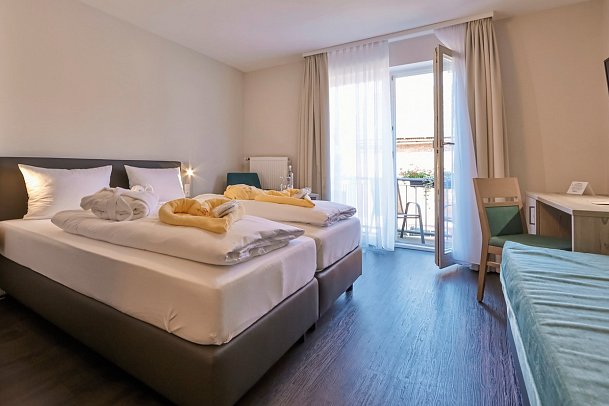 Sonnenhotel Bayerischer Hof - Wohnbeispiel Doppelzimmer Komfort (Zimmercodierung DF1)