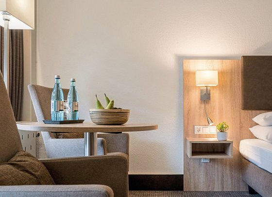 Hotel Frankenland - Wohnbeispiel Doppelzimmer Komfort (Zimmercodierung DF1)