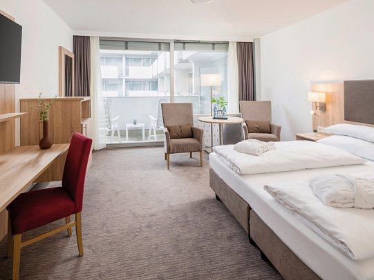Hotel Frankenland - Beispiel Doppelzimmer Komfort (Zimmercodierung DF8)