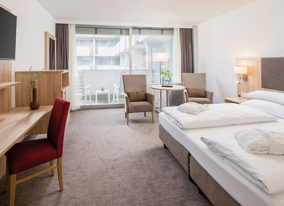 Hotel Frankenland - Beispiel Doppelzimmer Komfort (Zimmercodierung DF8)