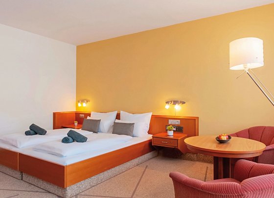Hotel Frankenland - Wohnbeispiel Doppelzimmer Klassik (Zimmercodierung DB1)