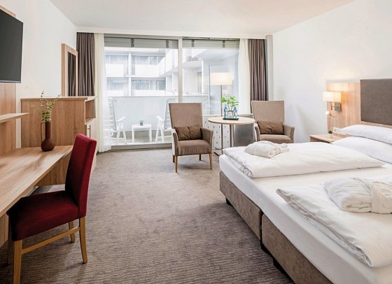 Hotel Frankenland - Wohnbeispiel Doppelzimmer Komfort (Zimmercodierungen DF1 & DF8)