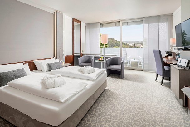 Hotel Frankenland - Wohnbeispiel Doppelzimmer Deluxe (Zimmercodierung DD1)