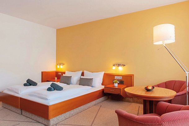 Hotel Frankenland - Wohnbeispiel Doppelzimmer Klassik (Zimmercodierung DB1)