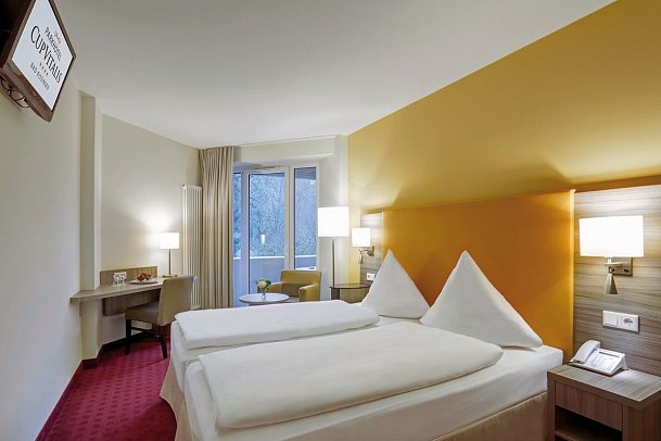 Parkhotel CUP VITALIS - Wohnbeispiel Doppelzimmer Standard Balkon (Zimmercodierung DG1)