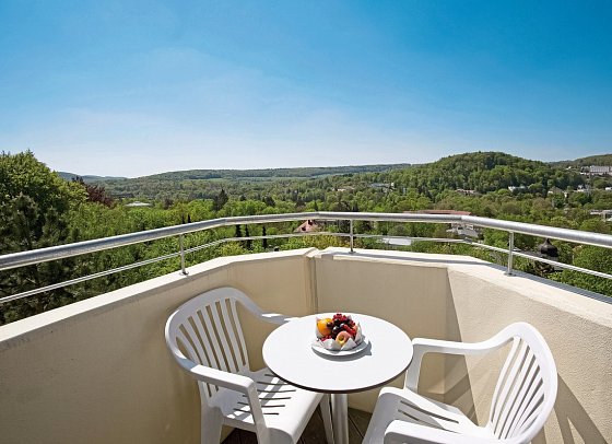 Parkhotel CUP VITALIS - Beispiel Ausblick (Zimmercodierungen DG1 & DF1)