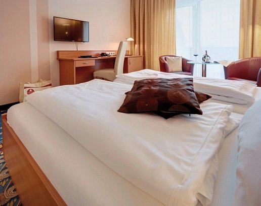 Kurhotel Pyramide - Wohnbeispiel Doppelzimmer Komfort (Zimmercodierungen DE1, DF1, DX2 & DX3)